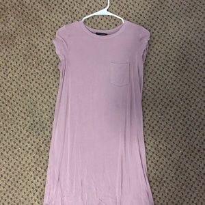 Mauve t shirt dress